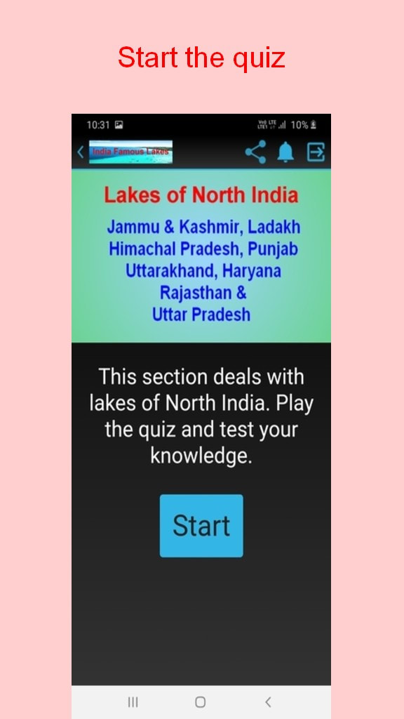 India Famous Lakes 